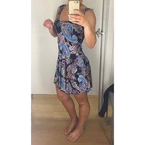 Navy Blue/multicolored summer dress